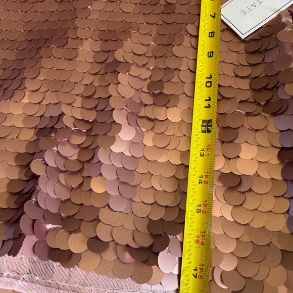 1.state Pink Sequin Skirt - Picture 4 of 6